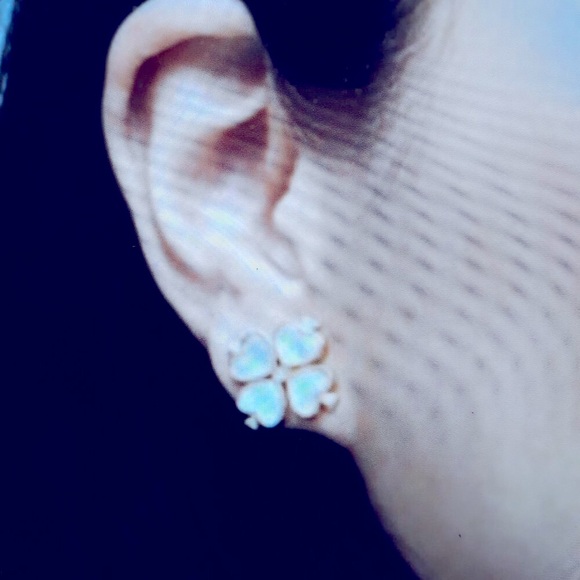 KATE SPADE Legacy Logo Demi Flare Earrings NEW - Picture 5 of 11